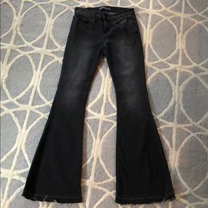 Black bell bottom jeans